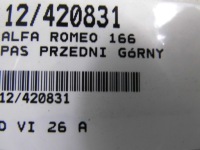 Alfa romeo 166 ремінь передній верхній 2,4jtd Оригінал, фото thumb