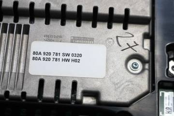 фото thumb №6, Audi q5 приборы спидометр дизель 80a920781 80a 920 781 манометр спидометр дисплей