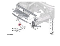 фото thumb №9, Bmw x5 g05 передний панель правое кронштейн 51647445102