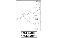 фото thumb №16, Ричаг , підвішування диски febest 1224-lanlh