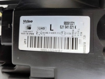 фото thumb №13, Seat ibiza iv рестайлинг 6j 2012+ лампа перед левая европа демонтаж 6j1941021k