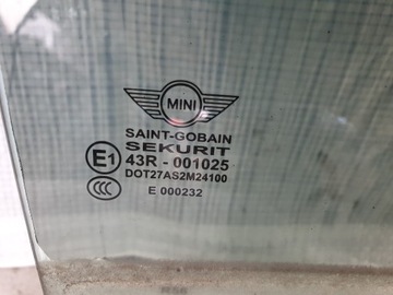 фото thumb №4, Mini cooper s r56 стекло дверь правая перед