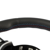 фото thumb №12, Bmw x3 f25 x5 f15 руль m sport набор новая чёрная кожа лепестки
