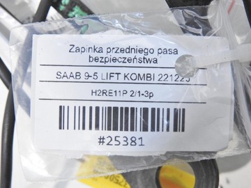 фото thumb №6, Застёжка ремня безопасности перед saab 9-5