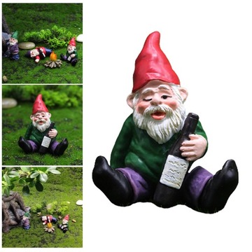 Miniaturowy Ogród Wróżek Krasnali Żywica Ozdoba Miniaturowa