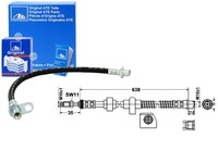 фото thumb №1, Шланг гальмівний elast. citroen c5 iii c6 peugeot