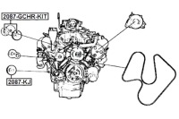 фото thumb №3, Ролик натяжителя jeep liberty 2000-2007 febest