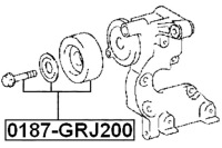 фото thumb №2, Febest ролик натягувача toyota land cruiser prado