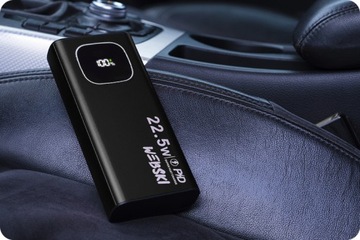 POWERBANK 30000 ЗАРЯДНОЕ УСТРОЙСТВО USB C 22,5 Вт + КАБЕЛЬ 3 в 1