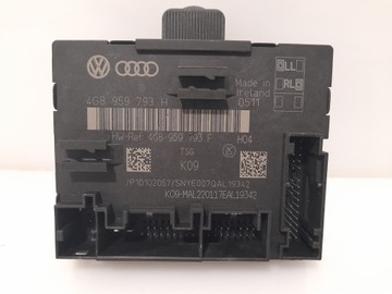 AUDI A6 C7 4G 2017r lift MODUŁ STEROWNIK DRZWI KIEROWCY 4G8959793F europa