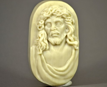 JEZUS FORMA SILIKONOWA DO MYDŁA GIPSU BAZA MYDLANA