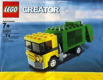 LEGO Creator 20011 Мусоровоз из НОВЫХ кирпичей 2009 года