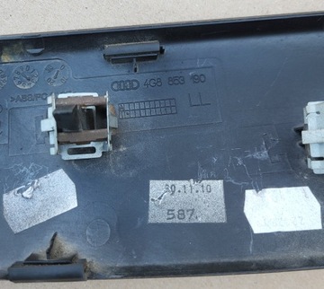 фото thumb №10, Dekor дерево планка з панелі консолі audi a7 4g 4ga quattro оригінальний номер європа 4g8