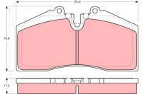 фото thumb №9, Тормозные колодки тормозные kpl.trw gdb966