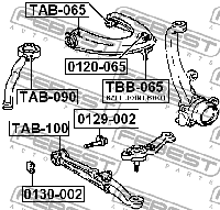 фото thumb №4, Втулка важеля перед do lexus is 200 300