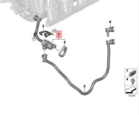 Клапан вентиляційний бака пального bmw x3 e83 з труба 13907618647 Київ, фото thumb