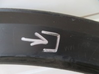 Молдинг крила лівий задній opel crossland x 13482067 -remo Оригінал, фото thumb