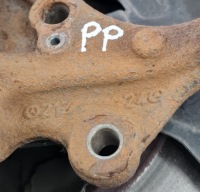 фото thumb №3, Ступица поворотный кулак правый перед mercedes w212 3.0 cdi