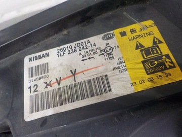 фото thumb №10, Nissan qashqai j10 ксенон лампа правая перед передняя uk