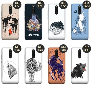 ЧЕХОЛ ДЛЯ XIAOMI REDMI 8 DESIGNS WOLF WEREWOLF WOLF WOLF КРЫШКА КОРПУСА
