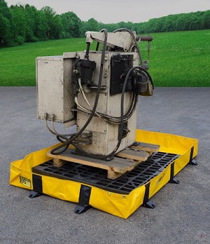 Wanna wychwytowa rozkładana PCV 1200*1200 mm żółta