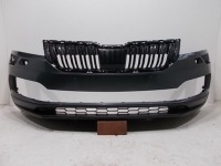 фото thumb №1, Skoda karoq 57a 17- 21 бампер передний решётка радиатора org