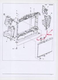 фото thumb №5, Opel crossland x кронштейн верхний радиатора