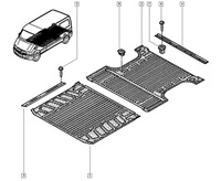 фото thumb №3, Молдинг порог задняя внутренняя renault master ii 99-