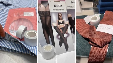 Taśma BODY TAPE 2 ROLKI 10m szeroka transparentna