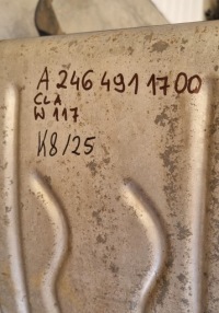 Mercedes w117 cla гасник вихлоп a2464911700 Оригінал, фото thumb