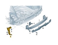 Купить Направляющая бампера задний  audi q3 rsq3 правый sportback, фото thumb
