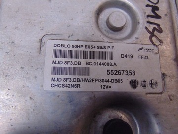 фото thumb №5, Компьютер блок управления двигателя opel combo d fiat doblo ii 1.3 mtj jtd 55267358