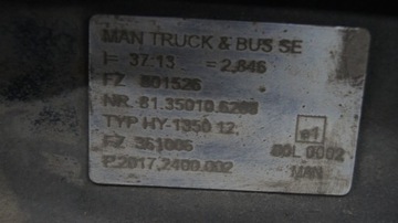 ВСТАВКА ГОЛОВНОГО МОСТА MAN 37:13 HY-1350 12