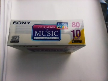 Sony Music CD-R Audio Music Printable 80 10szt Jpn