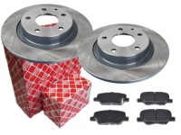 фото thumb №1, Тормозные диски + тормозные колодки febi задняя mazda 6 gj 278mm