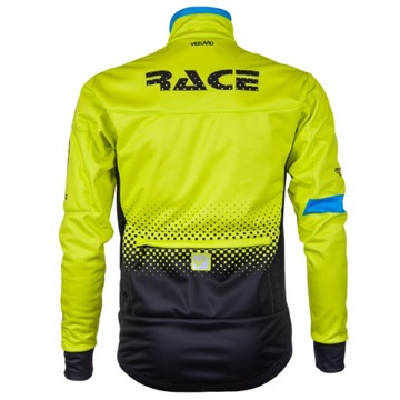 Kurtka rowerowa zimowa Race Fluo rozmiar XXL