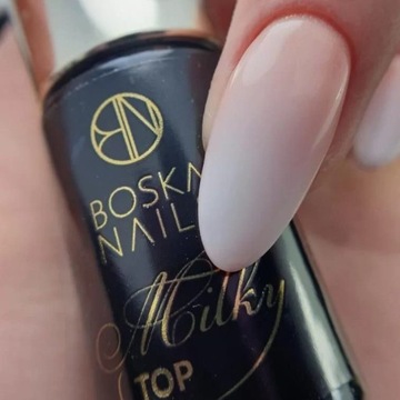 Boska Nails Top Milky No Wipe - 6 ml