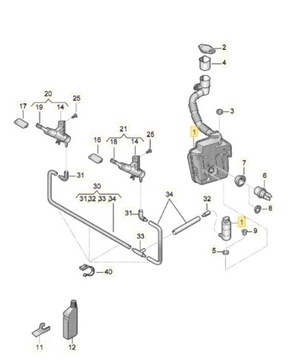БАЧОК ОМЫВАТЕЛЯ ORG 6R0955453D VW SKODA