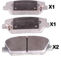 фото thumb №1, Japko 50k27 набір гальмівних колодок гальмівних, гальма дискові