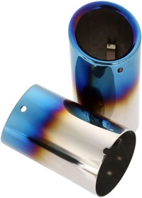 фото thumb №8, Наконечник глушителя audi q3, kpl grilled blue