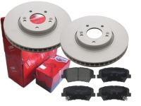 фото thumb №1, Гальмівні диски гальмівні колодки trw перед kia ceed ii 300mm