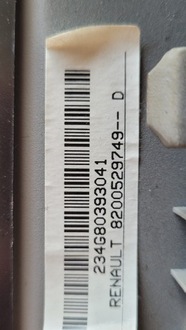 фото thumb №12, 2x подушка водія пасажир renault twingo ii сіра europa демонтаж orygina