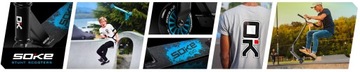 Трюковый самокат SOKE EVO ABEC-9 Stunt 100 кг.