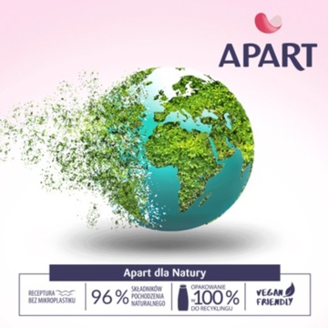 Мужской гель для душа Apart 3в1, женский гель для душа Mix Set 6х500мл
