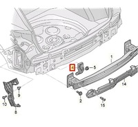 фото thumb №1, Audi q3 f3 sportback rear правый держатель strap 83a807330