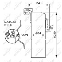 фото thumb №13, Nrf осушитель кондиционера mercedes s c216 s w221 2.2d-6.2 10.05-12.13