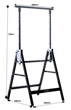 Стенды для мастерских, эстакады, 80-130см, 150кг.