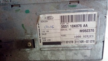 фото thumb №7, Радиопроигрыватель радио ford ka 3s5118k876aa