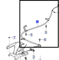 фото thumb №1, Kia sportage ii трос гальма ручного права 597701f200