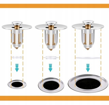ВЫдвижная сливная пробка для ванны УНИВЕРСАЛЬНАЯ ПРОБКА